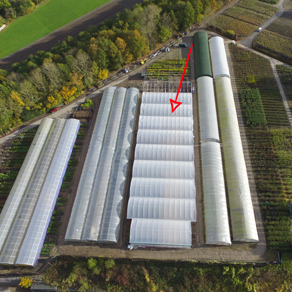 New 2500 sqm Keder Greenhouse Installed