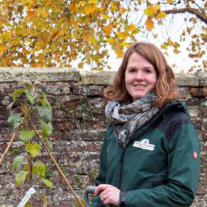 Steph James plants trees at her old school Moreton Hall 1